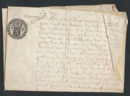 1698, Brussel, 4 Pp., Akte Op Papier Van - Other & Unclassified