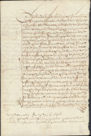 1661, Akte Te PUTTE (Mechelen) Op Papier - Other & Unclassified