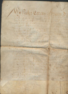 1606, Schepenbrief (Van Asch, Persoons, - Autres & Non Classés