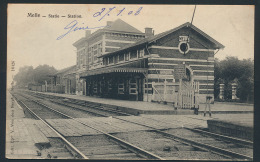 Melle, Mooi Zicht Op Het Station (1 Stuk - Autres & Non Classés