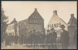 Melle, Fotokaart Vd 2 Kindermoorden Van - Andere & Zonder Classificatie