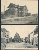 Gijsegem, De Dorpplaats, De Kerk (2 Vers - Autres & Non Classés