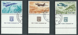 1967 ISRAELE USATO ANNIVERSARIO DELLO STATO CON APPENDICE - T9-5 - Oblitérés (avec Tabs)