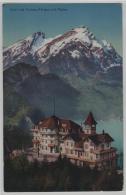 Hotel Und Kurhaus Fürigen Mit Pilatus - Photo: E. Goetz No. 5345 - Andere & Zonder Classificatie