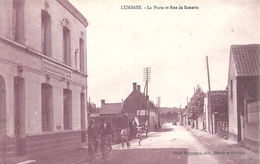 PAS DE CALAIS - 62 - LUMBRES - Poste Et Rue De Samette - Lumbres