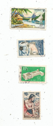 Timbre , POLYNESIE FRANCAISE , LOT DE 4 TIMBRES - Andere & Zonder Classificatie