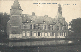 Ternath.   Château,  Façade Latérale.  (Scheurtje - Zie Scan) -  1907 - Ternat
