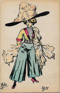 CPA Mille Femme Girl Woman Mode Chapeau Non Circulé Art Nouveau - Mille