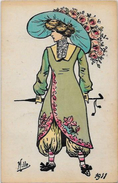 CPA Mille Femme Girl Woman Mode Chapeau Non Circulé Art Nouveau - Mille