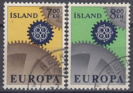 ISLANDIA 1967 Nº 364/65 USADO - Usati