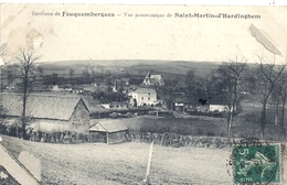 PAS DE CALAIS - 62 - SAINT MARTIN D'HARDINGHEN Près De Fauquembergues - Vue Panoramique - Reste D'album Sur BG - Fauquembergues