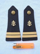 ANCIENNES EPAULETTES OFFICIER DOUANES MARITIMES #.1 - Police & Gendarmerie