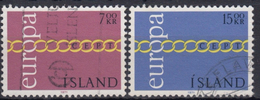 ISLANDIA 1971 Nº 404/05 USADO - Gebruikt