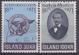 ISLANDIA 1971 Nº 408/09 USADO - Oblitérés