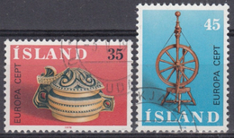 ISLANDIA 1976 Nº 467/68 USADO - Gebraucht