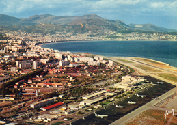 NICE - Vue Générale Et L'aéroport De Nice Côte D'Azur - Luftfahrt - Flughafen