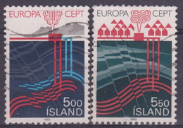 ISLANDIA 1983 Nº 551/52 USADO - Usati