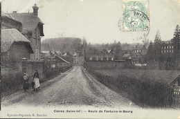 CPA Clères Route De Fontaine-le-Bourg - Clères