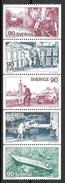 Schweden  1975  Mi 913 - 917  Postfrisch - Full Sheets & Multiples