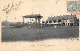 CPA 62 LENS LA PLACE DE LA REPUBLIQUE 1905 - Lens