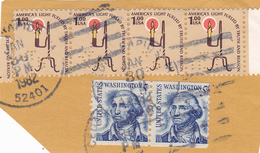 PERFINS, PERFORES 4 STAMPS,UNITED STATES. - Perfin