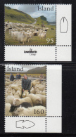 Iceland MNH 2009 Scott #1174-#1175 Set Of 2 Sheep, Open Pasture Icelandic Sheep - Neufs