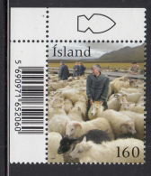 Iceland MNH 2009 Scott #1175 160k Open Pasture, Sheep Icelandic Sheep - Ongebruikt