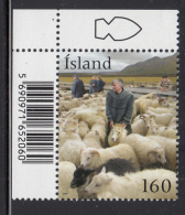 Iceland MNH 2009 Scott #1175 160k Open Pasture, Sheep Icelandic Sheep - Neufs