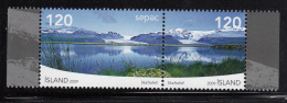 Iceland MNH 2009 Scott #1176 Pair 120k Skaftafell, Vatnajokull National Park - Nuevos