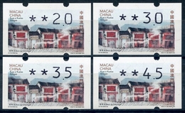 MACAU / MACAO (2016). ATM Klüssendorf - Ruas E Ruelas Antigas - Reprinting 2016 - JES REIMP 2016 - Serie / Set - Automatenmarken