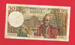 1 Billet De DIX FRANCS 10 Francs ... - 10 F 1963-1973 ''Voltaire''