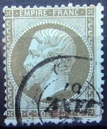 FRANCE           N° 19             OBLITERE - 1862 Napoléon III