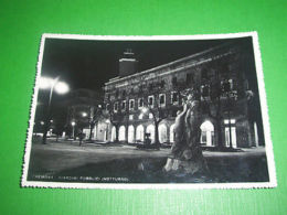 Cartolina Cremona - Giardini Pubblici ( Notturno ) 1953 - Cremona