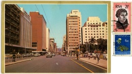 RSA  SOUTH AFRICA  DURBAN  A View Looking Down Smith Street  Nice Stamps - South Africa