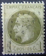 FRANCE           N° 25               OBLITERE - 1863-1870 Napoléon III Lauré