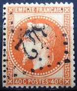FRANCE           N° 31               OBLITERE - 1863-1870 Napoleon III Gelauwerd