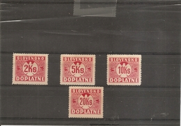 Slovaquie ( Taxe 9/12 X -MH) - Unused Stamps