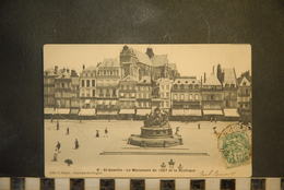 CP, 02, ST QUENTIN : La Basilique Et Le Monument De 1557 , RARE - Saint Quentin