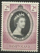 Basutoland - 1953 Coronation 2d MLH *    Sc 45 - 1933-1964 Crown Colony