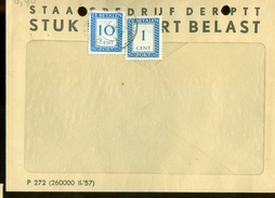 BRIEFOMSLAG  * Gelopen In 1958 Met PORT BELAST 10 + 1 CENT  (10.634z) - Postage Due