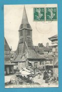 CPA 51 - Marché Marchands Ambulants Eglise Ste Catherine HONFLEUR 14 - Honfleur