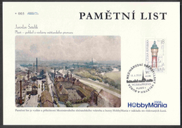 Czech Rep. / Commemorative Sheet (PaL 2008/02) Plzen 1: International Fair HobbyMania 2008 (Pilsner Urquell, Water Tower - Blokken & Velletjes