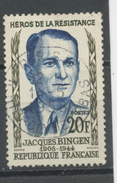 FRANCE - JACQUES BINGEN - N° Yvert 1160 Belle Obliteration Ronde De "PARIS" De 1958 - Used Stamps