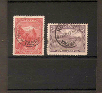 TASMANIA 1899 1d, 2d  SG 230/231 FINE USED - Used Stamps