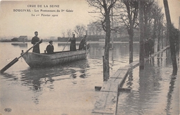 78-BOUGIVAL- CRUE DE  LA SEINE  1910 LES PONTONNIERS DU 1er GENIE - Bougival