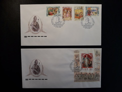 RUSSIA FDC 2007 YVER T 6798-6801 Bloc273 MICHEL 1167-1170 BLOC 67 Empress Ekaterina II - FDC