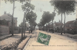 78-BONNIERES-SUR-SEINE- AVENUE DE PARIS ET MANTES - Bonnieres Sur Seine