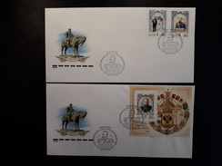 RUSSIA FDC 2007 YVERT 6946-6947 Bloc 288 MICHEL 1342-1343 BLOC 91 Alexander III Emperor  Monarchy History - FDC