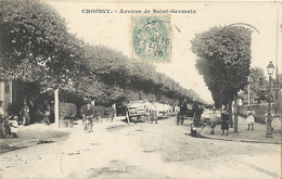 CPA Croissy Avenue De Saint-Germain - Croissy-sur-Seine