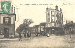 CPA Croissy Avenue Du Vézinet Et Avenue Carnot - Croissy-sur-Seine